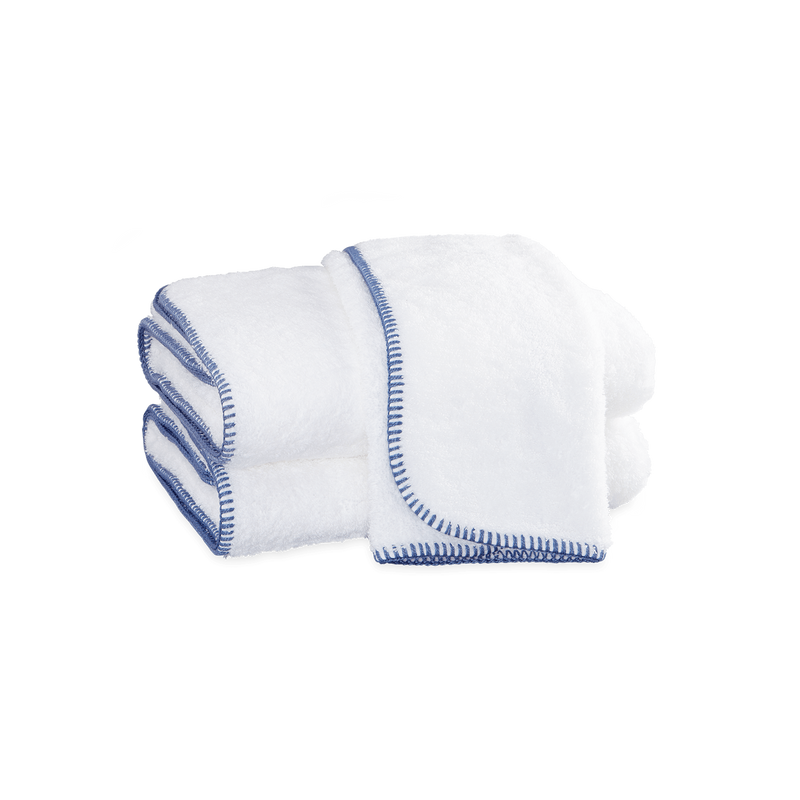 Whipstitch Towels in Periwinkle - View 1