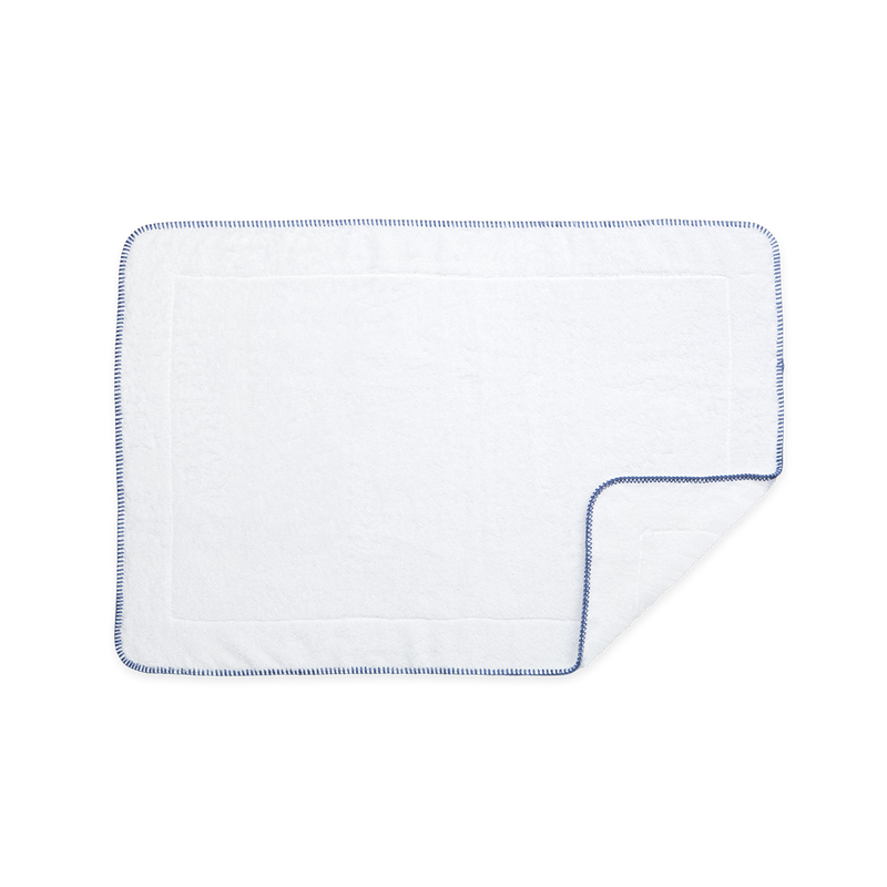 Whipstitch Tub Mat in Periwinkle - View 1