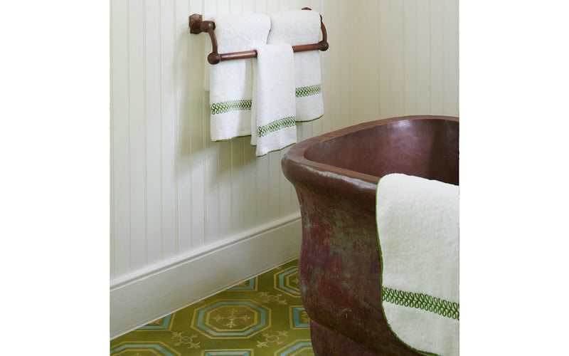 Astor Braid Guest Towels - set of 2 in Lemon - View 4