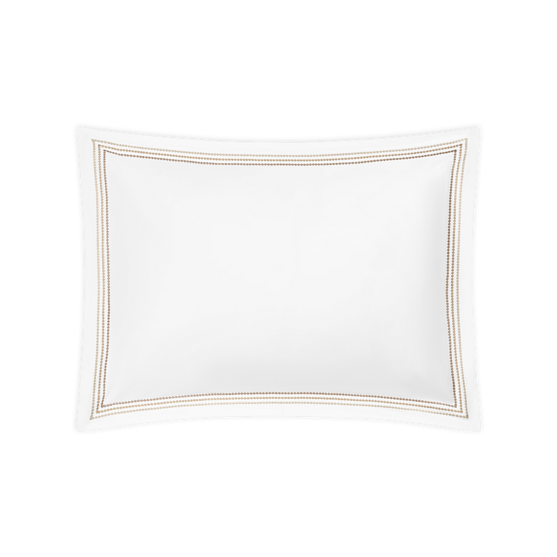 Amara Triple Pearl Sham in Beach - View 1