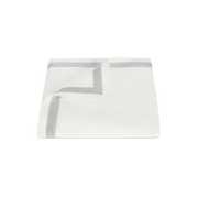 Off-white and silver Ambrose duvet cover.