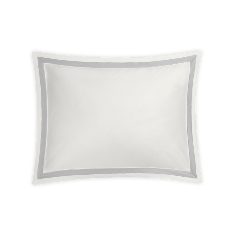 Ambrose Sham in Bone &amp; Silver - View 1
