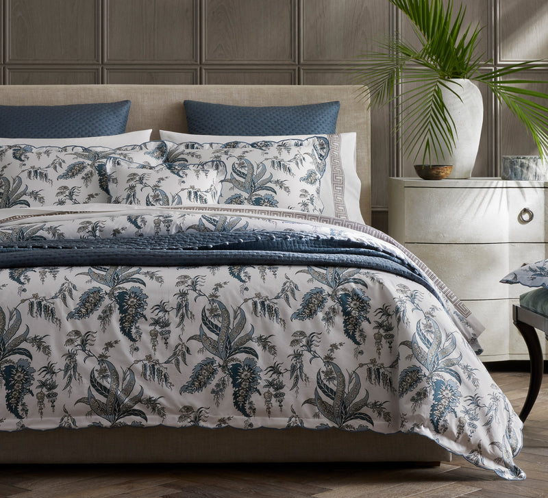Apolline Fitted Sheet in Mediterranean - View 1