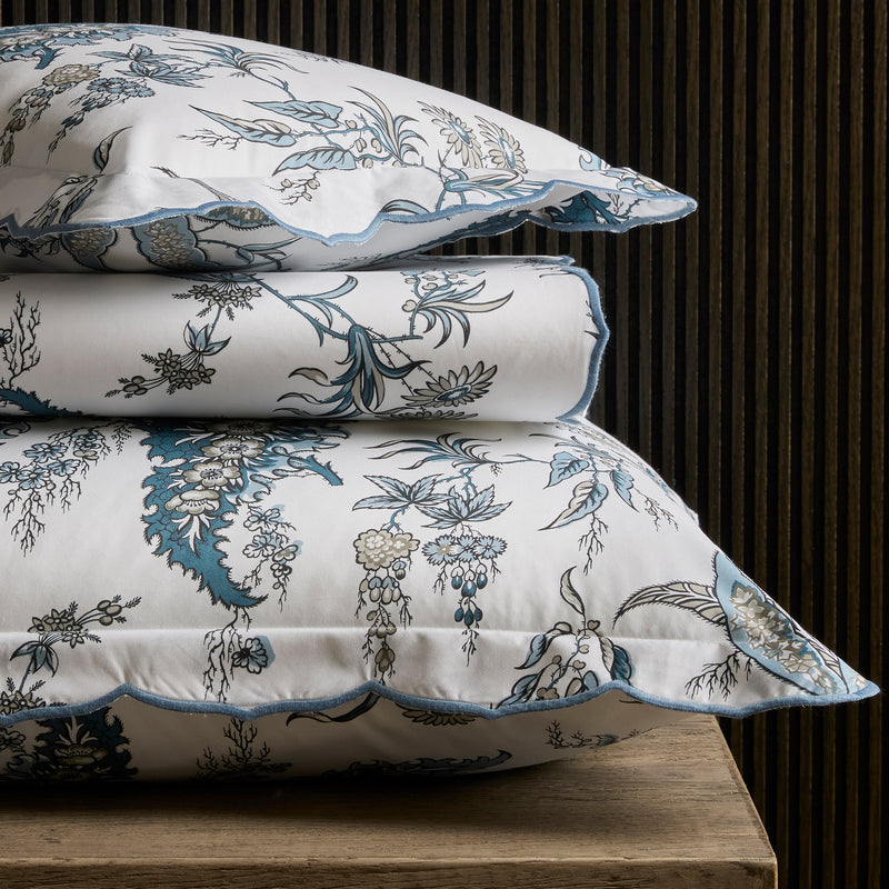 Apolline Fitted Sheet in Mediterranean - View 2