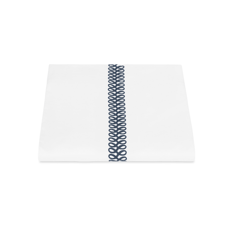 Astor Braid Duvet Cover in Indigo - View 1