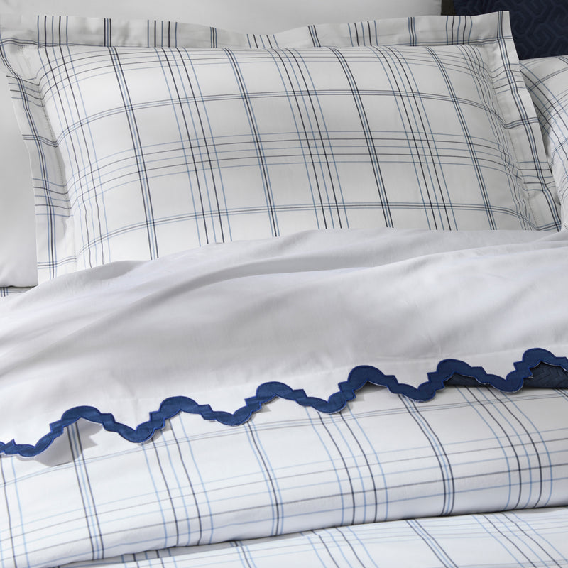 August Plaid Flat Sheet in Sable - View 4