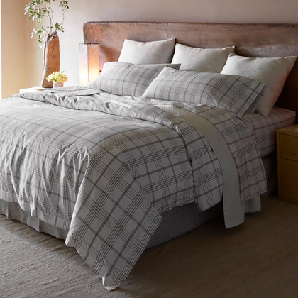August Plaid Flat Sheet