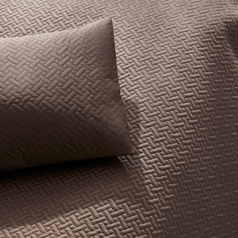 Basketweave Sham in Dune - View 4