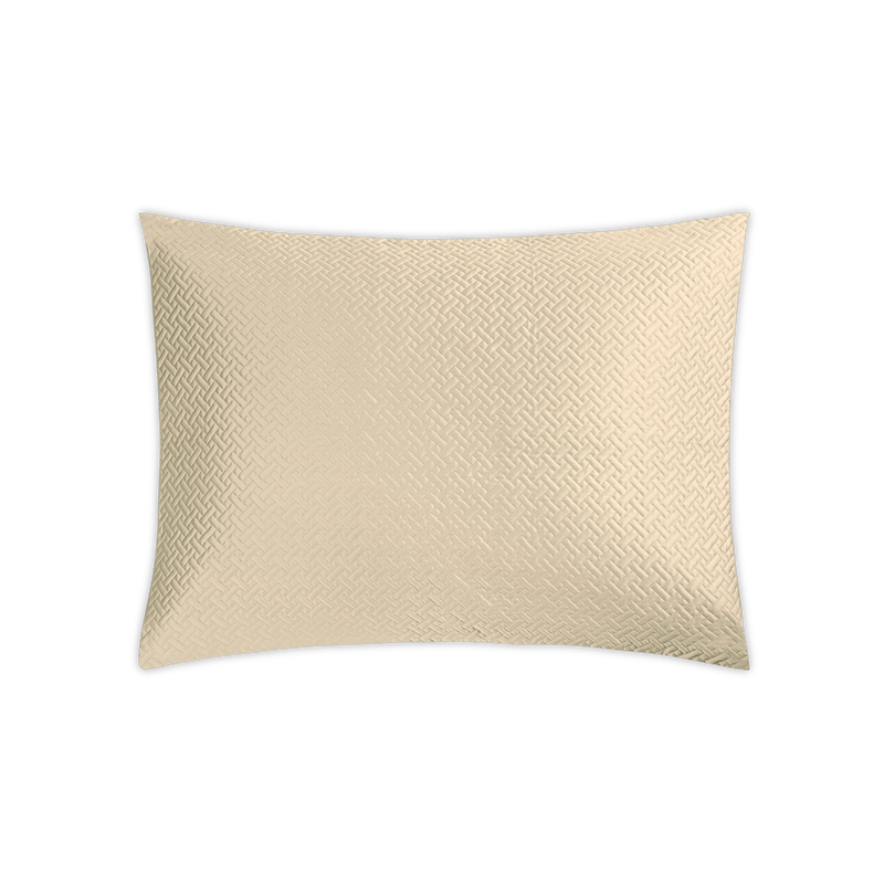Basketweave Sham in Dune - View 1