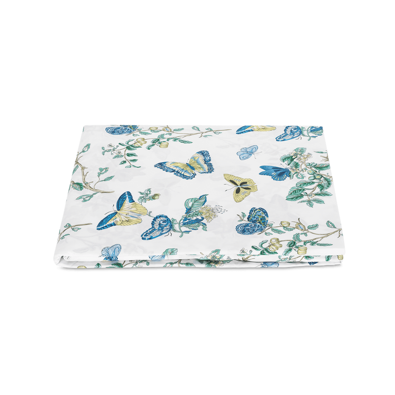 Baudin Butterfly Fitted Sheet in Prussian Blue - View 1