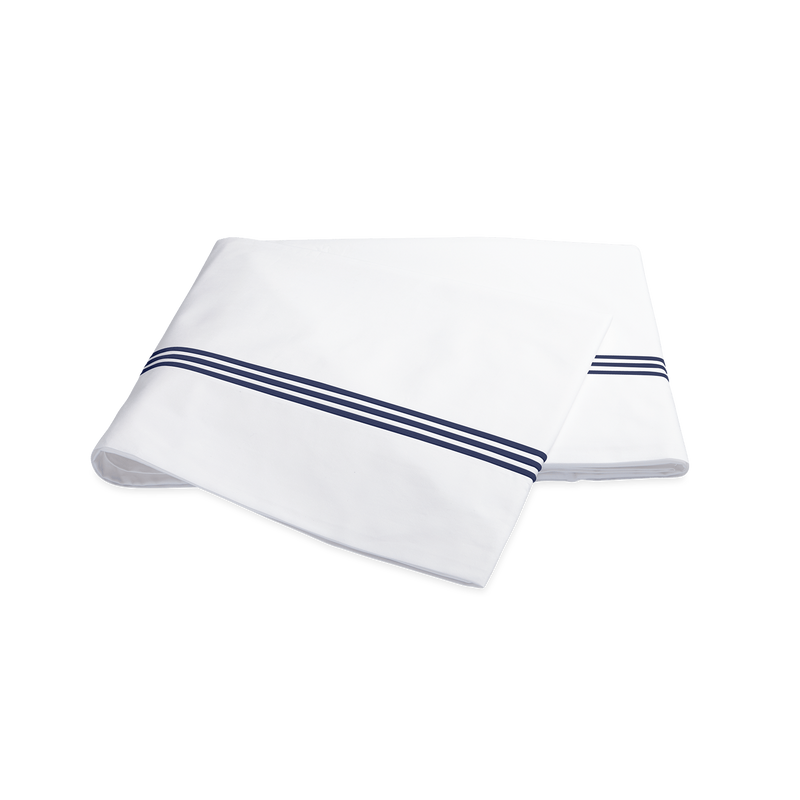 Bel Tempo Flat Sheet in Navy - View 1