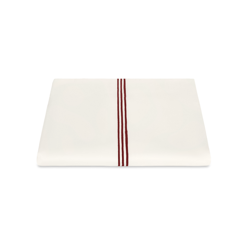 Bel Tempo Nocturne Duvet Cover in Ivory &amp; Red - View 1