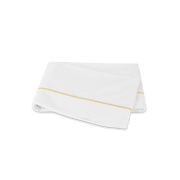 Golden amber Bergamo flat sheet.