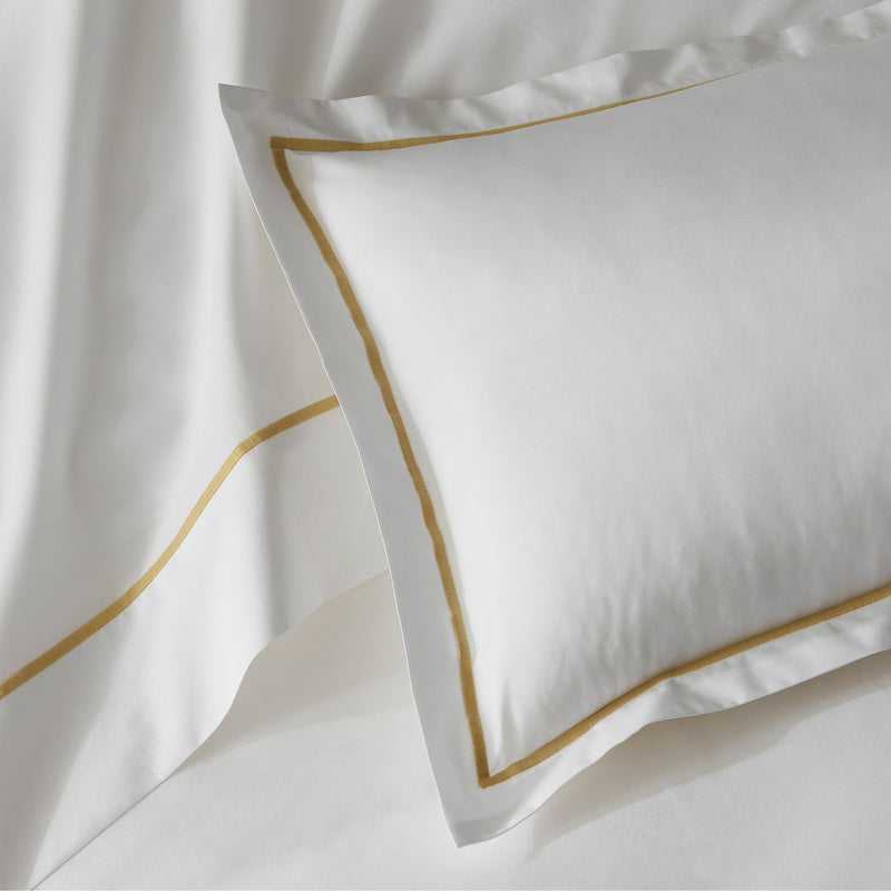 Bergamo Flat Sheet in Honey - View 3