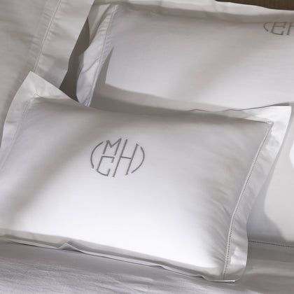 Bergamo Hemstitch Duvet Cover
