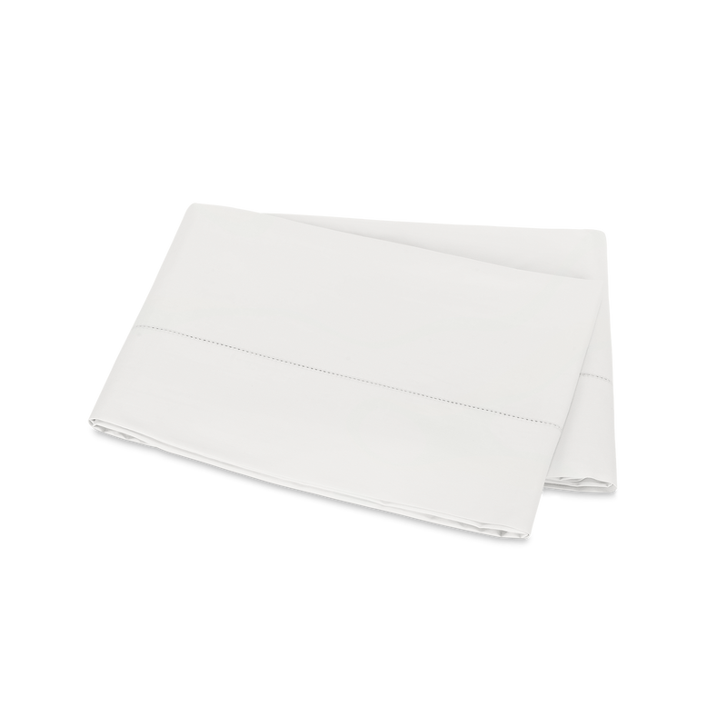 Bergamo Hemstitch Flat Sheet in Bone - View 1