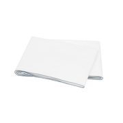 Pale blue-gray Bryant flat sheet, folded.