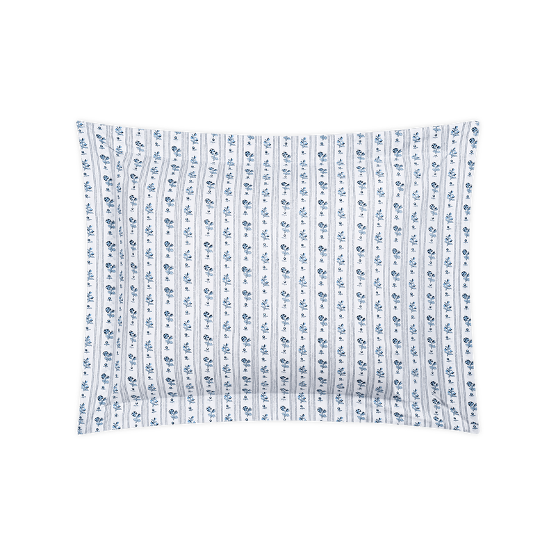 Cabanon Stripe Sham in Blue - View 1