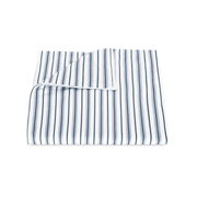 Prussian blue Calypso duvet cover, folded.