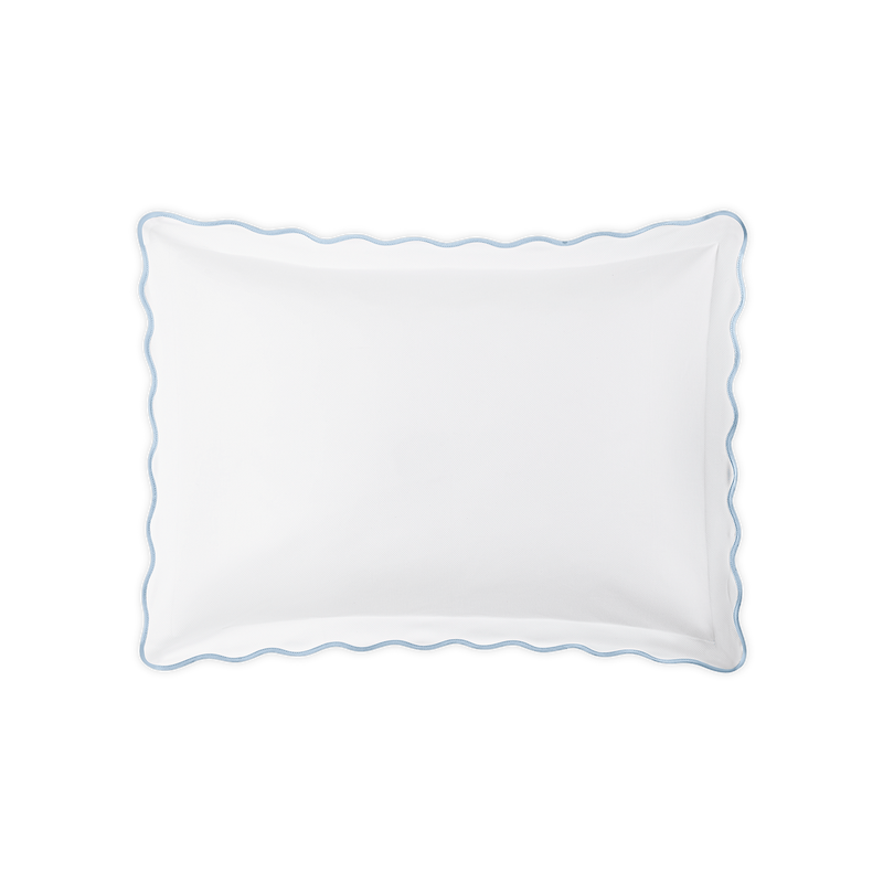 Camilla Pique Sham in Light Blue - View 1