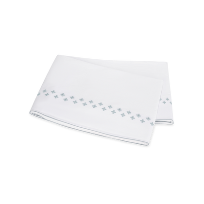 Pale blue-gray Casablanca flat sheet.