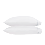 Pale blue-gray Casablanca pillowcase.