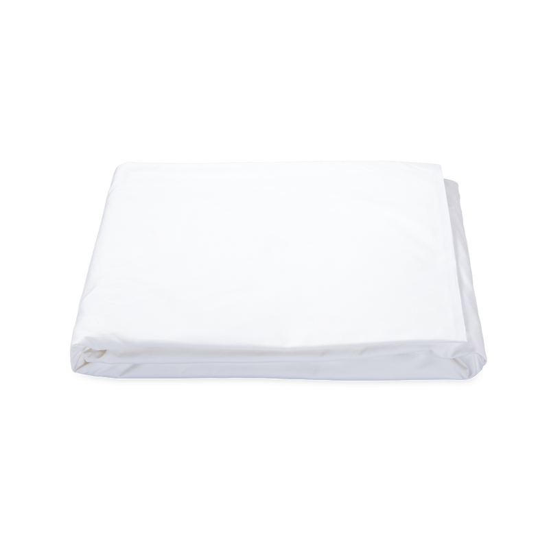 Ceylon Fitted Sheet in White - View 1