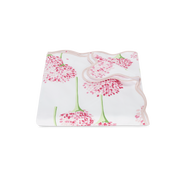 Pink Charlotte duvet cover, folded.