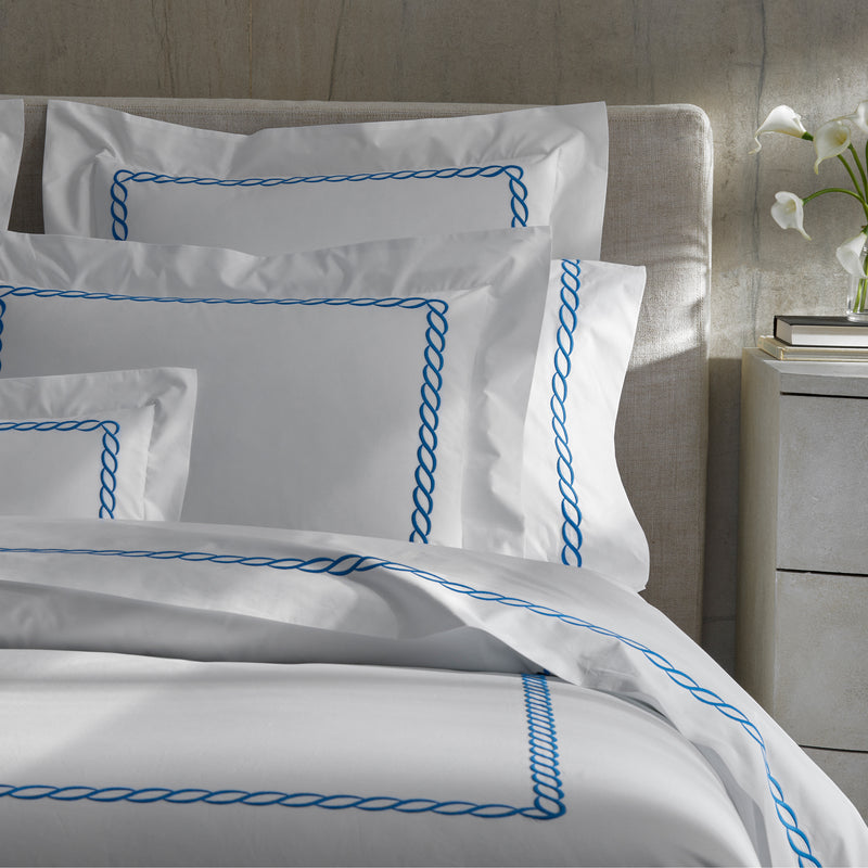 Classic Chain Sham in Spring Green - View 3