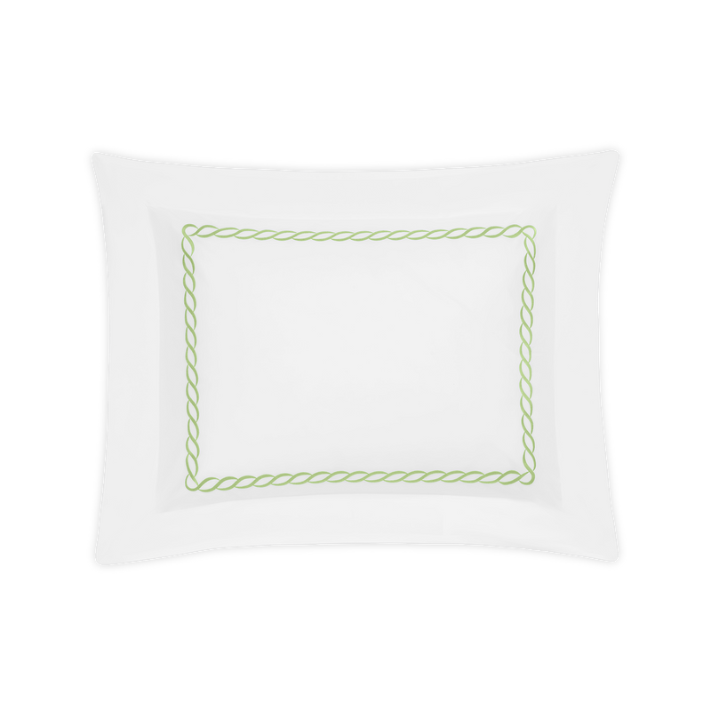Classic Chain Sham in Spring Green - View 1