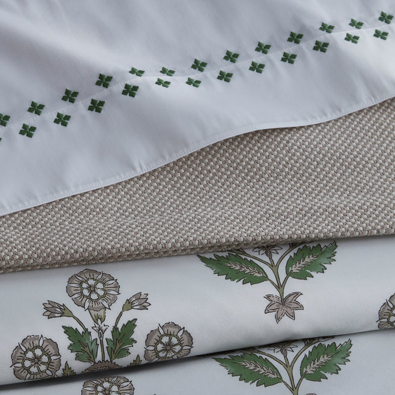 Dalila Quilt in Mineral Blue - View 4