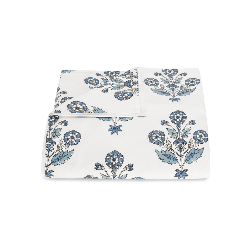Dalila Duvet Cover in Mineral Blue - View 1