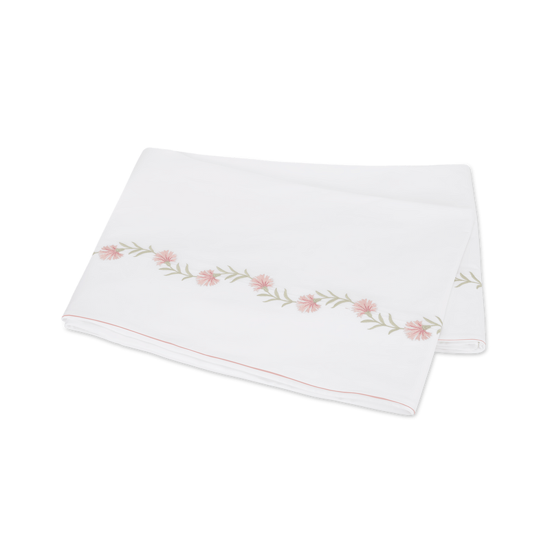 Daphne Flat Sheet in Peony - View 1
