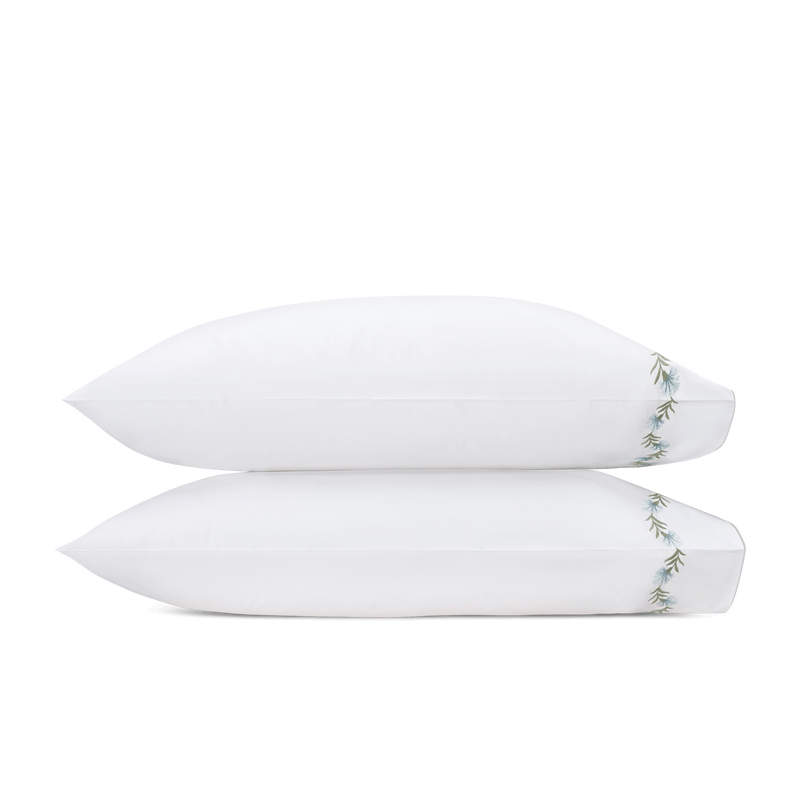 Daphne Pillowcase - Pair in Bluebell - View 1