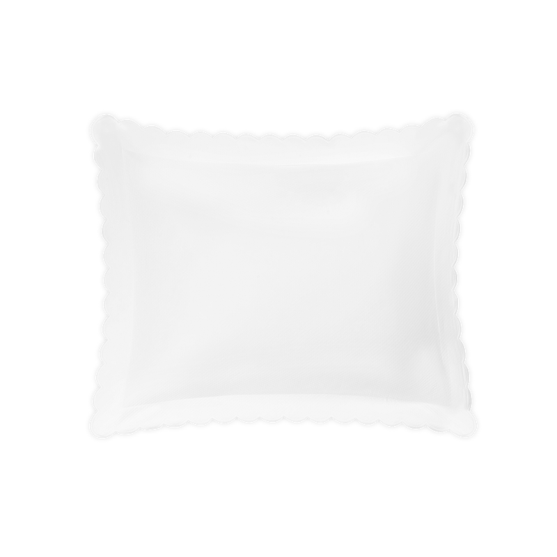 Diamond Pique Sham in White - View 1