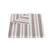 Brown Elio duvet cover, folded.