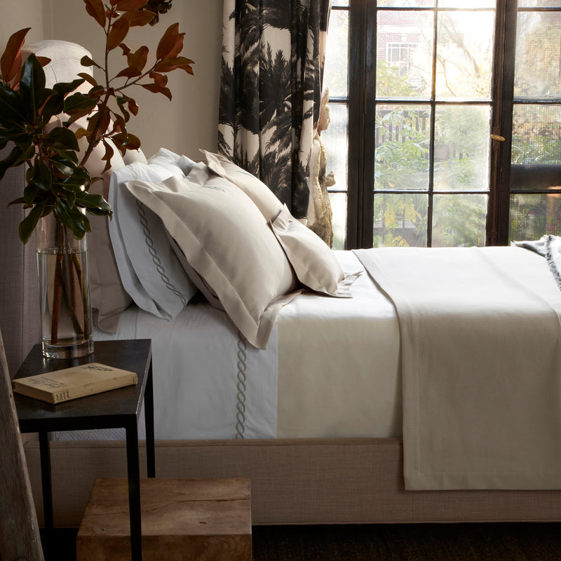 Elliot Coverlet in Bone - View 2