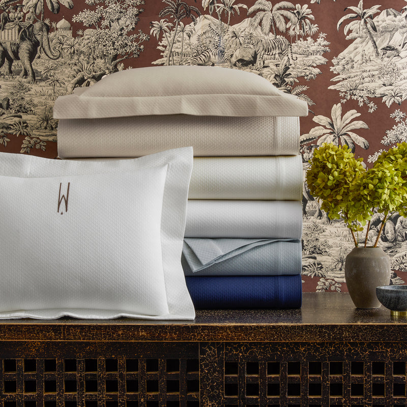 Elliot Coverlet in Bone - View 1
