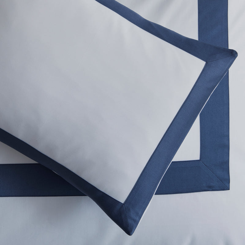 Emory Pillowcase - Pair in Steel Blue - View 3
