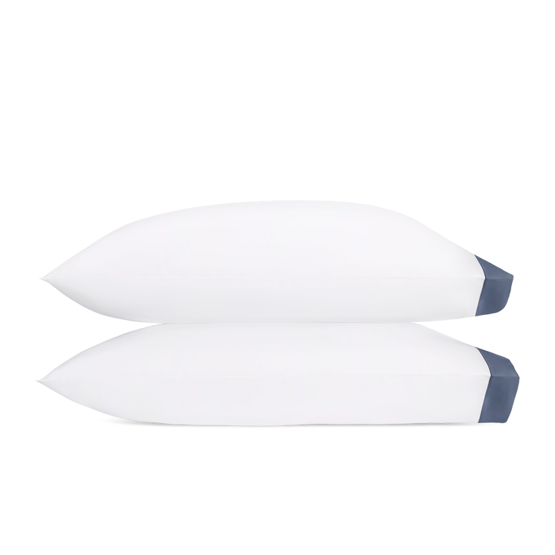 Emory Pillowcase - Pair in Steel Blue - View 1