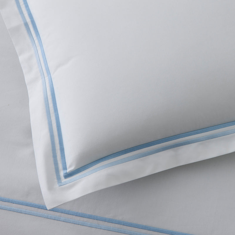 Essex Pillowcase - Pair in Light Blue - View 3