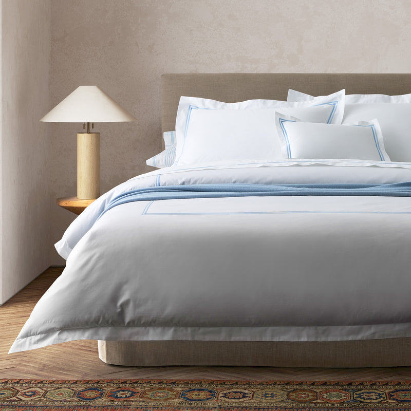Essex Sham in Light Blue - View 1