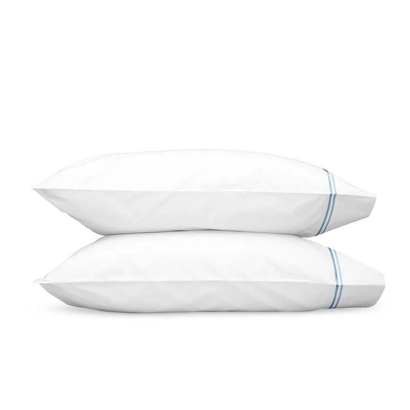 Essex Pillowcase - Pair in Light Blue - View 1