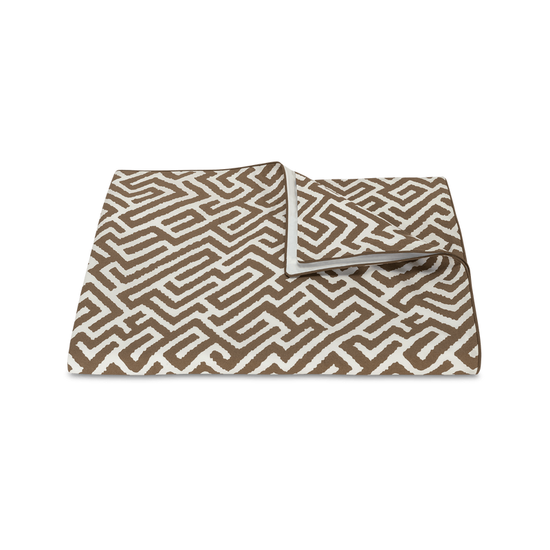 Gabriel Duvet Cover in Mocha - View 1