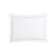 Silver Gatsby sham.