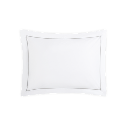 Silver Gatsby sham.
