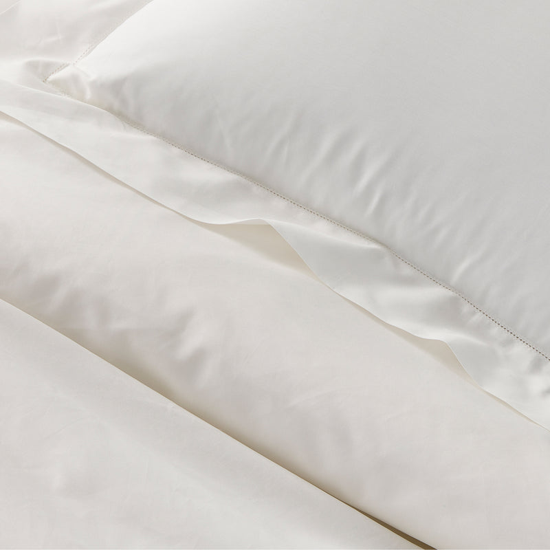 Gatsby Hemstitch Flat Sheet in Bone - View 4