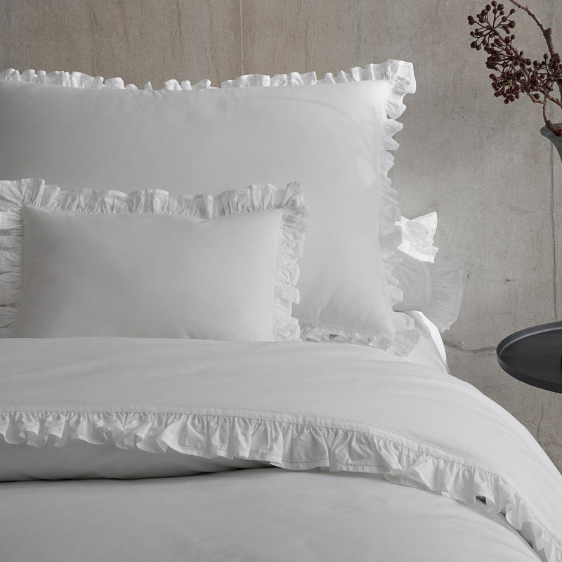 Georgia Flat Sheet in White - View 4