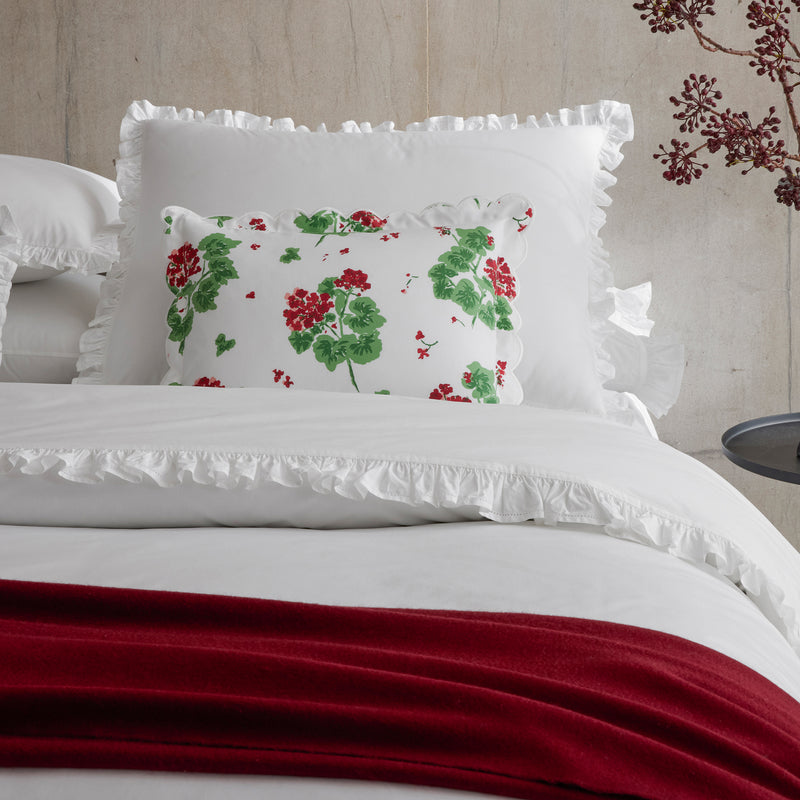 Georgia Duvet Cover in White - View 4