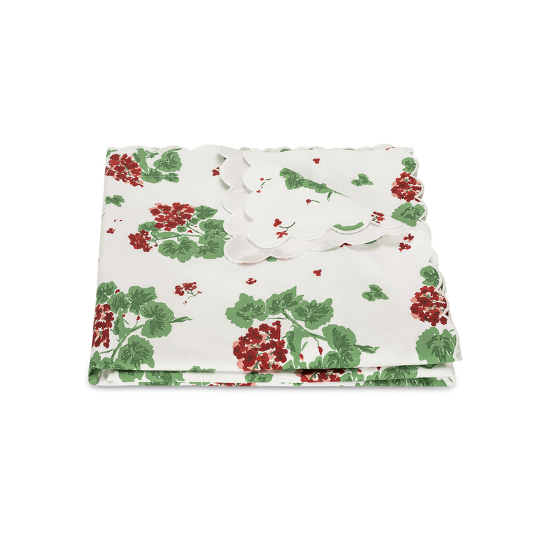 Geranium Duvet Cover in Scarlet - View 1